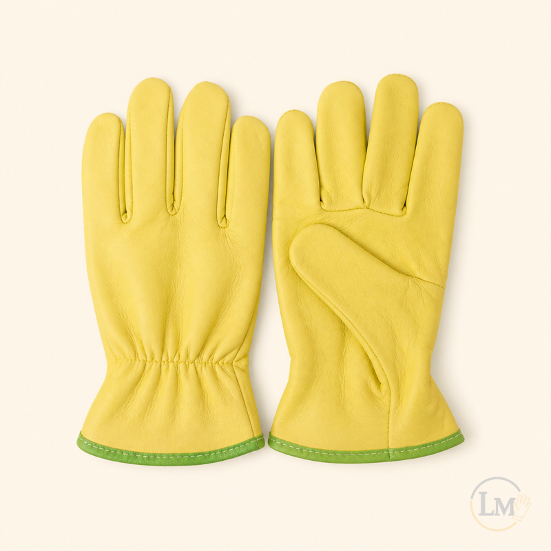 Guante amarillo de ingeniero sencillo